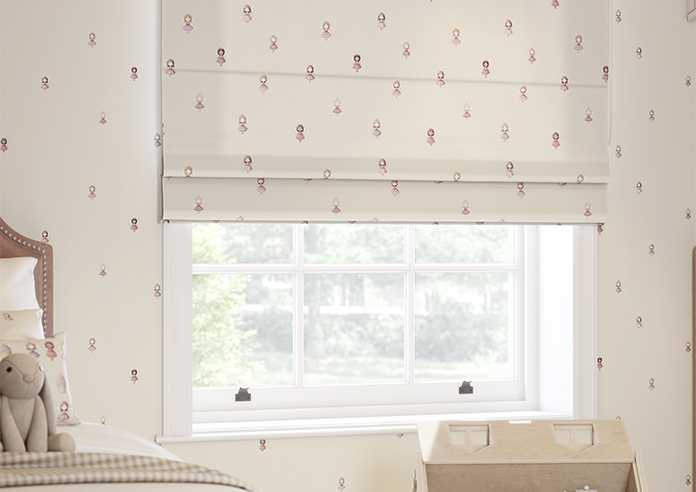 Fairy Cakes, Fairy Friends Sponge - Twist&Fit Roman Blind - Image 5